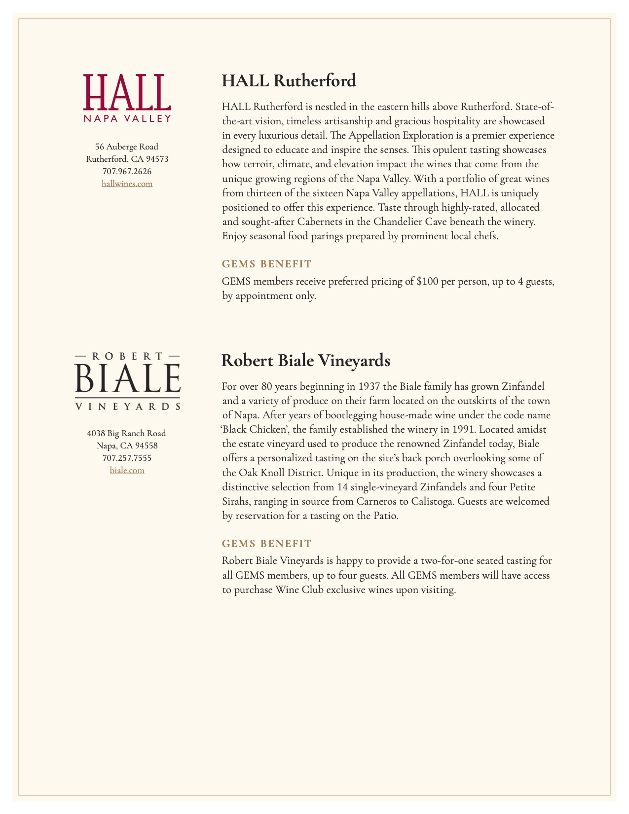 GEMS of NAPA and SONOMA Page 3