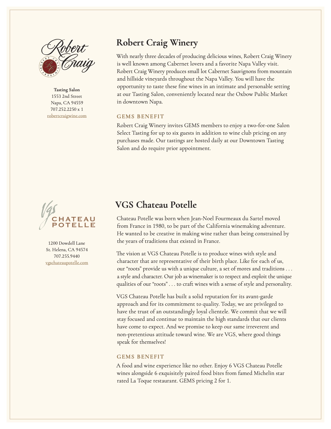 GEMS of NAPA and SONOMA Page 4